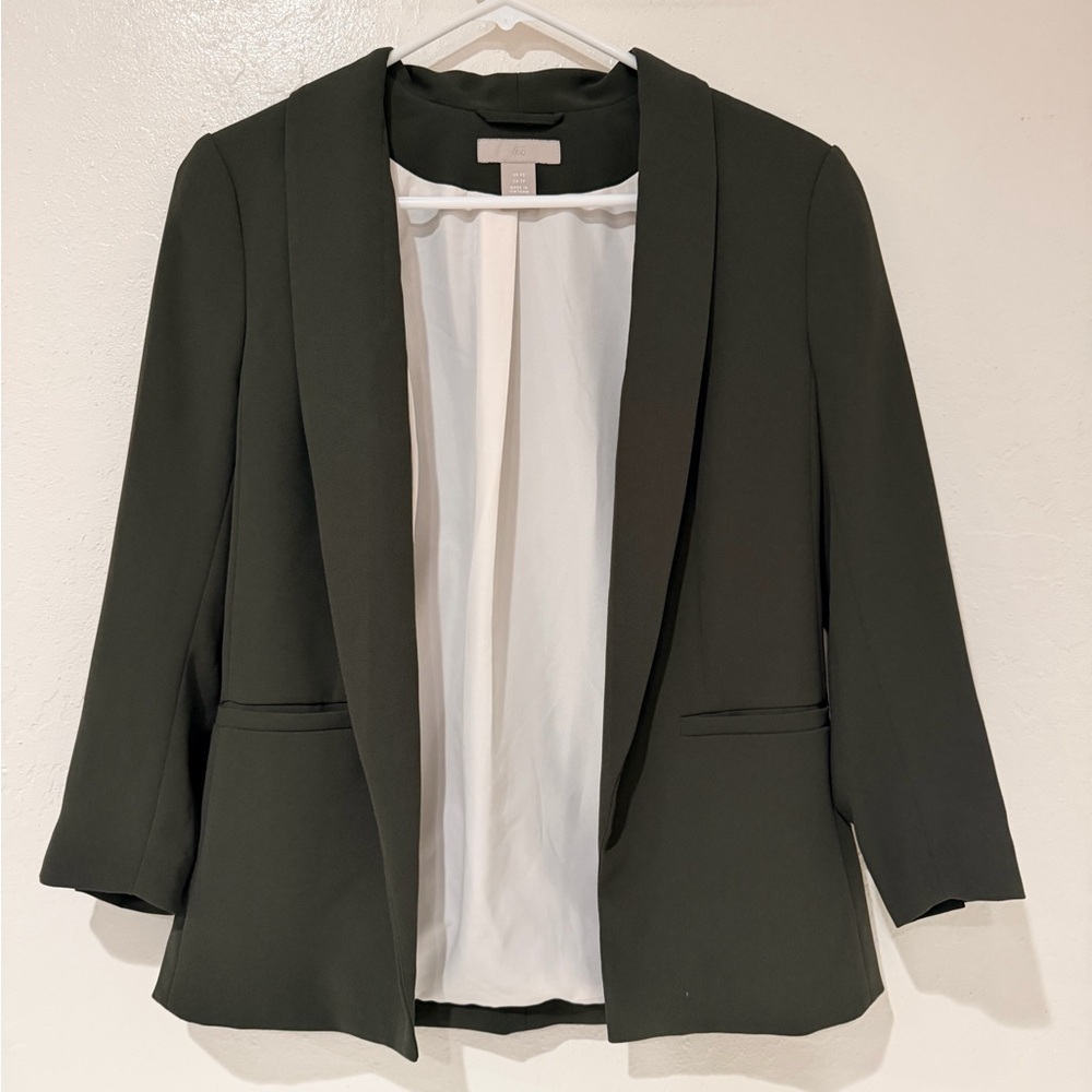 H&M Olive Green Blazer size XS